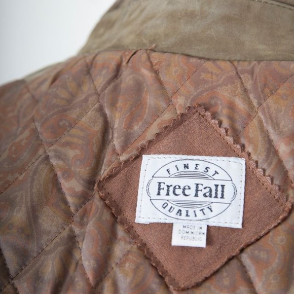 Soft Suede Leather Jacket - Green - Picture 4 of 10